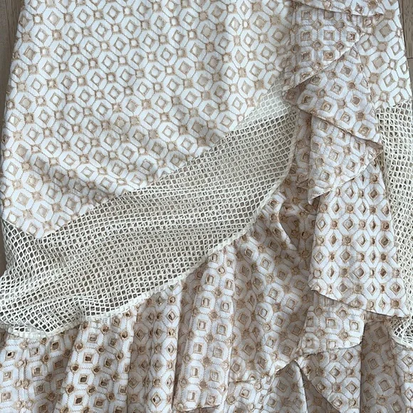 PATBO Eyelet and Mesh MIdi Dress - Picture 9 of 9